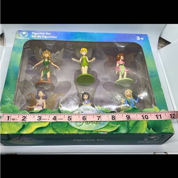 Disney Fairies Figurine Set Tinker Bell and Pixie Hollow Fairy Friends Rare - Picture 8 of 11